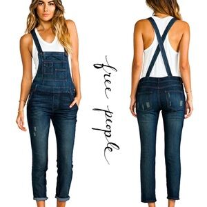 Free People Century Slim Overalls